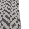 Jaipur Rugs Soft Striped Wool Dhurrie Rug Brown 6x8 ft