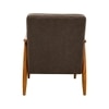 Armari Boucle Fabric Arm Chair in Brown Colour