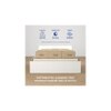 Prana Engineered Wood Queen Size Bed In White Finish