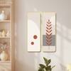 The Castle Decor Modern Boho Botanical Wall Art Set of 2 Design 4 19x27 Inch