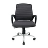 Smart Ergonomic Chair With Breathable Grey Mesh Fabric
