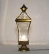 Corte Brass and Glass Outdoor Light