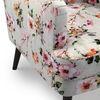 Genoa Wing Chair in  Floral Colour
