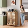 Stellar Multipurpose Storage Cabinet (Tall Size, Oak)