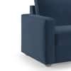 Apollo Compact Sofa Set (Colour : Lapis Blue, Cushion : Soft, Back Type : Regular, Seater : 3+1+1)