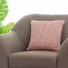 Kelly Knit Pale Pink Cushion Cover  16X16 Inches
