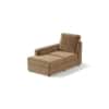 Apollo Compact Sofa (Colour : Fawn Velvet, Cushion : Soft, Back Type : High Back, Seating Capacity : Left Aligned 2 Seater + Left Aligned Chaise)