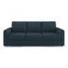 Apollo 3 Seater Fabric Sofa in Indigo Blue Colour