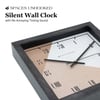 Coffee-Toned Dial and Roman Indices Wall Clock