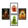 The Castle Decor Funny Kitchen Wall Art Set of 4 8x12 Inch
