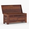 Madhavi Solid Wood Bench in Provincial Teak Finish