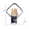 Eliante Brillia Brown Mdf Wall Light With E27 Holder In Brown Colour