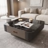 The Noir Executive MDF Coffee and Side Table Set with Storage