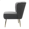 Beato Fabric Accent Chair in Grey Colour