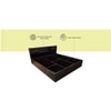 Aegiale Solid Wood Queen Size Drawer Storage Bed In Melamine Finish
