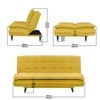 Hudson 3 Seater Sofa Cum Bed In Yellow Colour