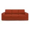 Apollo 3 Seater Fabric Sofa in Lava Colour