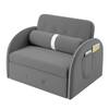Jayen 1 Seater Pull Out Sofa cum Bed  in Grey Colour
