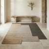 Jaipur Rugs Soft Geometric Jute Dhurrie Rug Brown 6x9 ft