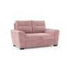 Adelaide Essential 2 Seater Fabric Sofa In Desert Rose