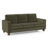 Apollo Neo Sofa (Colour : Deep Olive Velvet, Seating Capacity : 3 Seater, Cushion Type : Soft, Back Height : Regular Back)