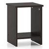 Nick Engineered Wood Side Table in Dark Wenge Finish