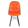 Beautiful Leatherette Dining Chair in Orange Colour