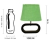 Devansh Green  Jute Table Lamp With Wood Black Base -13