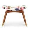 Zuno Multicolor Floral Print Seating Stool