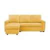 Lucas  Pull Out Sofa cum Bed  in Orange Colour