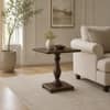 Blacon Sheesham Wood End Table in Warm Chestnut Finish