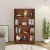 Alex Engineered Wood Bookshelf in Brown Maple