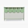 Dastoori Stainless Steel Outdoor Bar Serving Unit in Green Colour