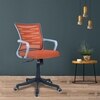 Xxeana Mid Back Ergonomic Chair in Orange Colour