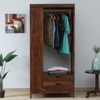 Sheesham Wood Open Wardrobe In Provincial Teak Finish