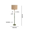 Devansh Wood & Metal Floor Lamp