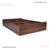 Maverick Engineered Wood Mid Bed Without Head Board in Columbian Walnut Finish