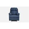 369 Single Fabric One Seater Manual Recliner in Blue Colour