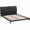 Scandinavian Blandus Queen Bed Black Matte Finish