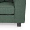 Payton 1 Seater Fabric Sofa in Fern Green Colour