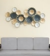 W-MORA Abstract Metal Wall Decor in Multicolor Set of 1