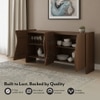 Koro Solid Wood Sideboard In Amber Walnut Finish