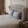 Stoa Paris Satin Bedsheet King Size Bed heet King Blue Combo 4