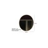 BrassGoldSteel Reflections Wall Mirror