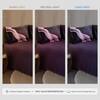 Stoa Paris Super King Size 100% Cotton Bedsheet with 2 Pillow Covers  Size Deep Plum, Soft Pink