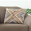 Sabah Olive Grey Melange Cushion Cover 16X16  Inches