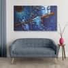 The Castle Decor Radha Krishna Spiritual Wall Art Framed Painting 27x48 Inch (Style 13)
