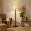 Inca Beige Jute Floor Lamp with Beige Jute Base