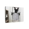 Truss Pcs Grey Black Funny Bathroom French Bulldog Canvas Wall Prints Set of 3 Multicolor Matte