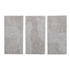 Abstract Neutral Wool Silk Wall Art 3 Panel Set 4 x 6 Feet